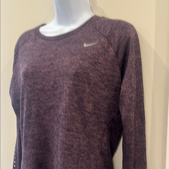Nike Purple Long Sleeve Top- medium - Picture 4 of 6